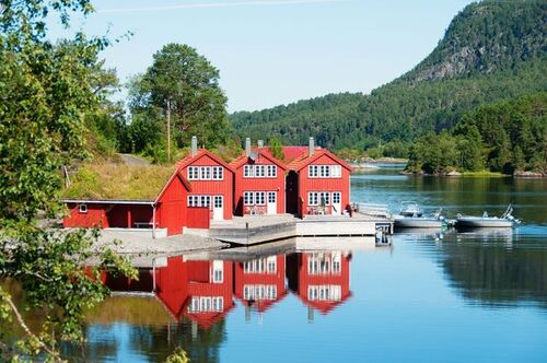 Møst Sjøstuer - Seehütten mit hohem Standard in der Nähe von Kristiansund