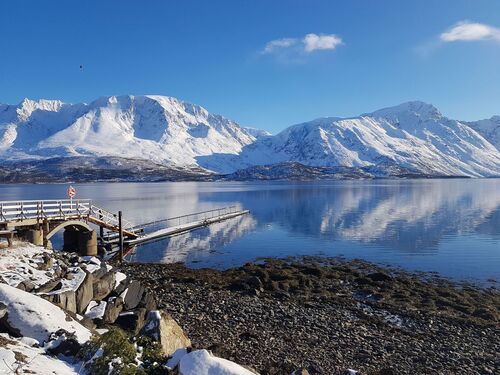 Sjursnes Fjordferie - Ferie i storslått natur med utsikt mot Lyngsalpene