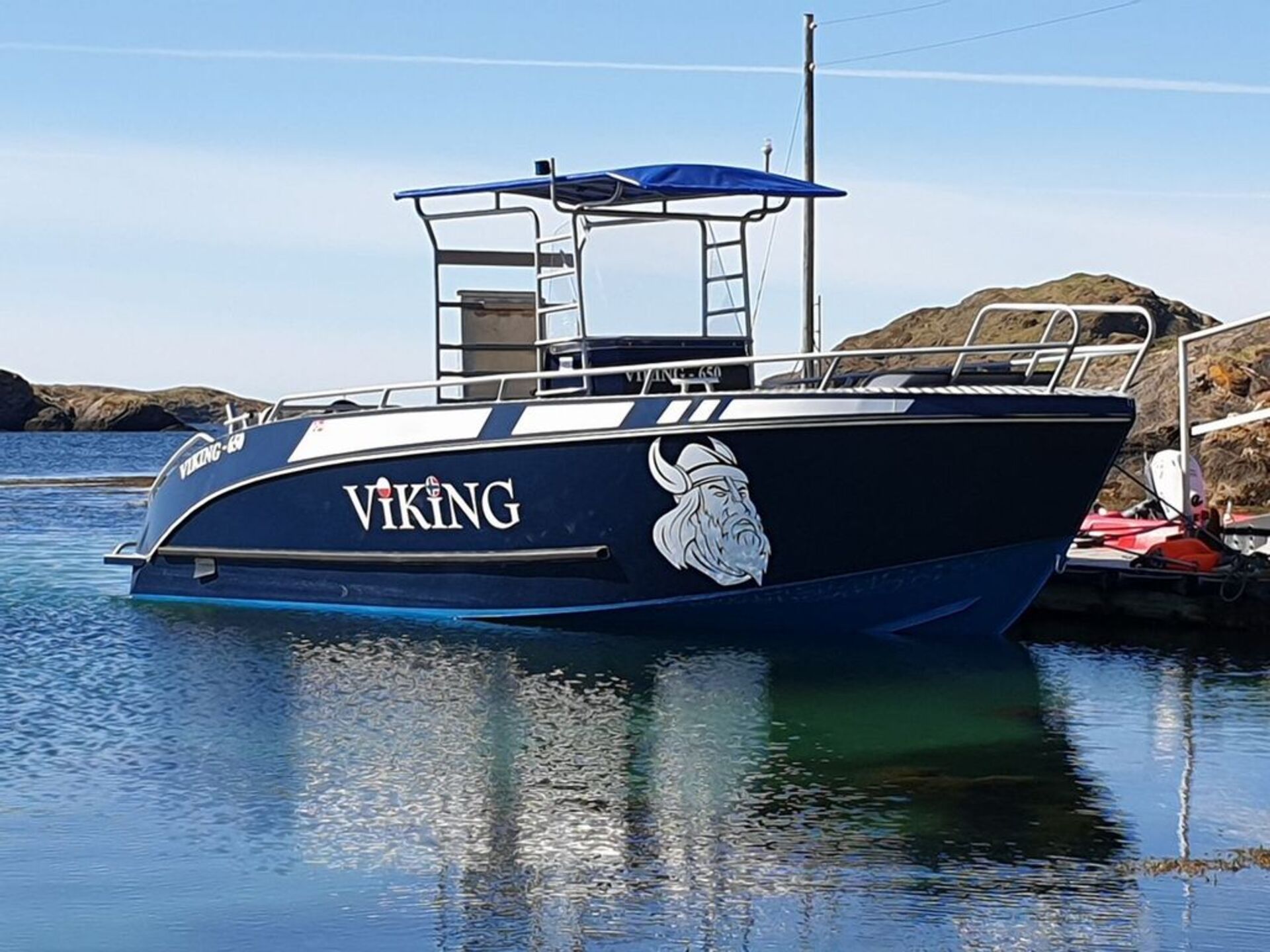 Viking 23 fot alubåt