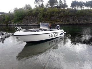 Waterfront Sejna boat 3 - GJ690 CC 22ft/140 hp chart plotter