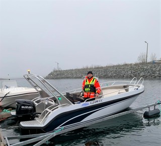 Vertshuset Herlaug - boat GJ 690- 21ft/115 hp e/g/c/gf